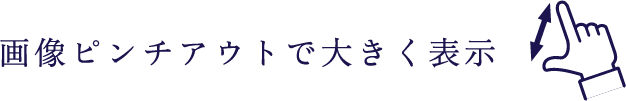 画像ピンチアウトで大きく表示