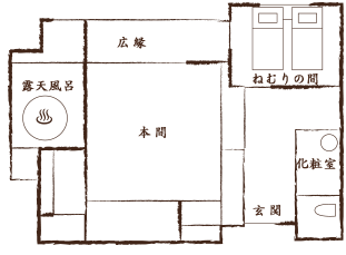 [松風庵 105]  松緑の間