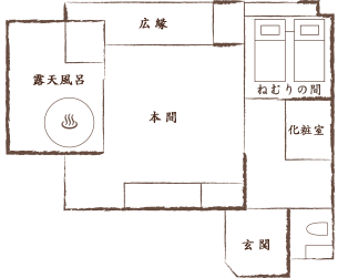  [松風庵 102]  松声の間間取り